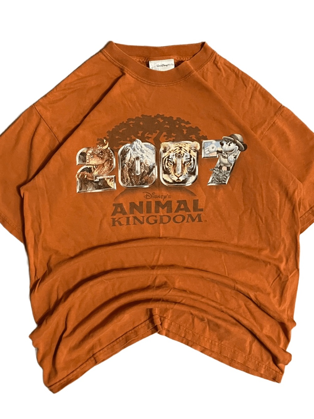 Vintage Walt Disney World 2007 Animal Kingdom Print Shirt Men's Size M